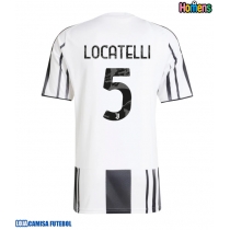 Camisa de Futebol Juventus Manuel Locatelli #5 Equipamento Principal 2025-26 Manga Curta